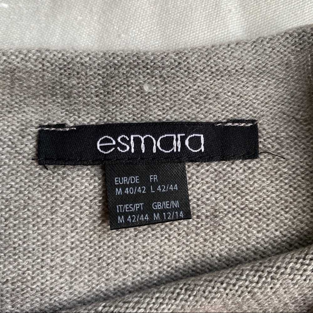 🍂 ESMARA GREY LONG SLEEVE BELTED FIT & FLARE DRESS! - Picture 8 of 9